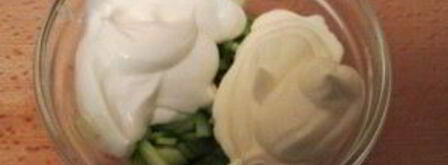 соус тартар из свежих огурцов. Шаг 3