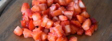 тартар из клубники и помидоров. Шаг 6