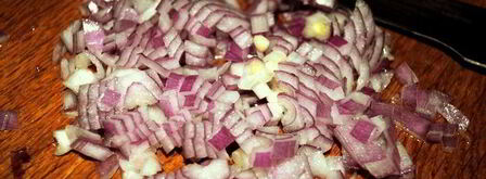 тартар из лосося c салатом рукола-помидоры. Шаг 3