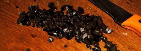 тартар из лосося c салатом рукола-помидоры. Шаг 6