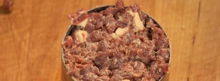 тартар из утиной грудки и фуа-гра с дымом. Шаг 5