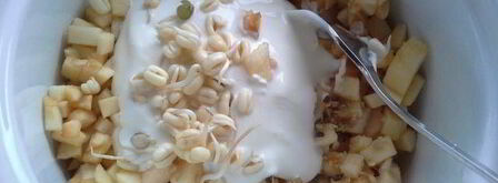 тартар с грушей и яблоком. Шаг 5