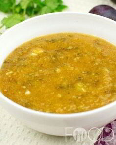 Ткемали из желтой сливы