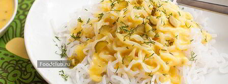 обезжиренный сырный соус и ширатаки. Шаг 8