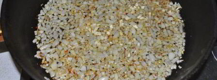 сырный соус с фаршем к пасте. Шаг 3