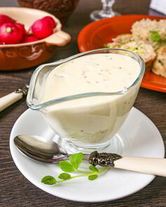 Сырный соус с горчицей