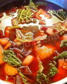 Борщ холодный костромской