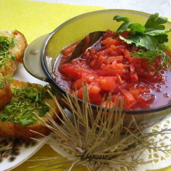 Рецепт борща мясопустного