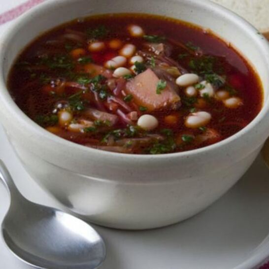 Рецепт борща постного с грибами