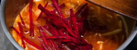 борщ с копченой скумбрией. Шаг 7