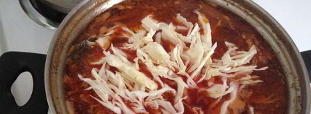 борщ с салом по-мужски. Шаг 9