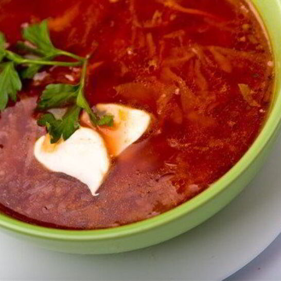 Рецепт борща украинского на свиных ребрах