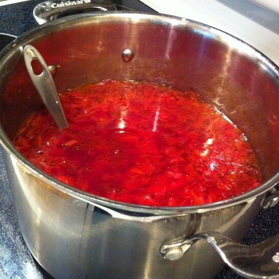 Рецепт борща украинского