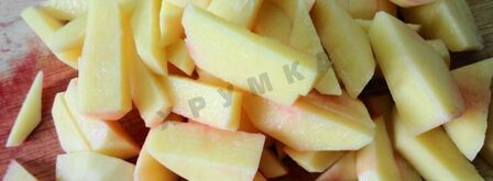 красный борщ со щавелем без капусты в мультиварке. Шаг 6