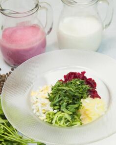 Литовский холодный борщ