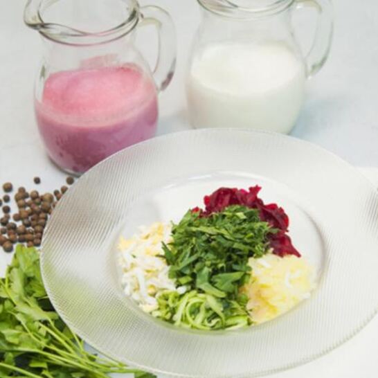 Рецепт литовского холодного борща