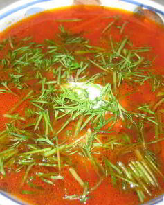 Вегетарианский борщ