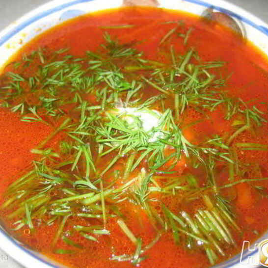 Рецепт вегетарианского борща