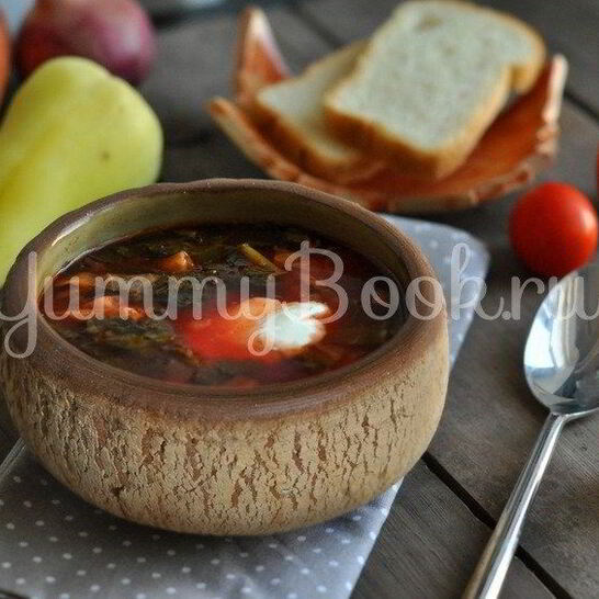 Рецепт зеленого борща в мультиварке