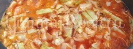 зеленый борщ в мультиварке. Шаг 6