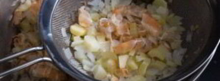 бульон из креветочных панцирей. Шаг 4