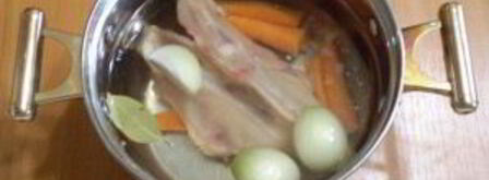 бульон из куриных костей. Шаг 4