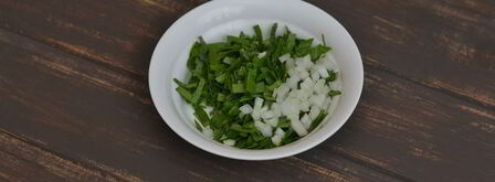 бульон со шпинатом. Шаг 4