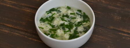 бульон со шпинатом. Шаг 7