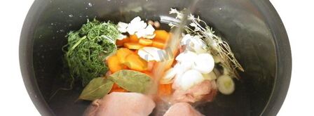 куриный бульон в мультиварке. Шаг 9