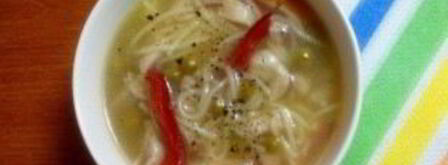 куриный суп на овощном бульоне. Шаг 7