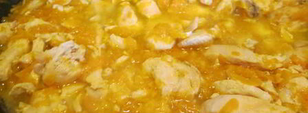 курица тушеная с морковью в бульоне. Шаг 7