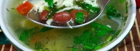 суп на курином бульоне. Шаг 3