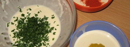 суп панадель — бульон с блинчиками. Шаг 6