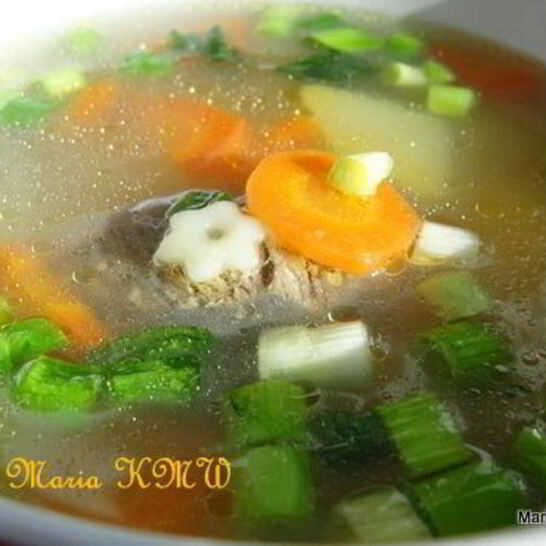 Рецепт супчика питательного на говяжьем бульоне