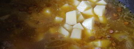 чечевичный суп в мультиварке. Шаг 7