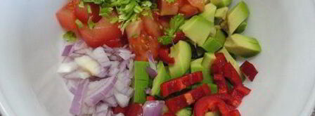 фасолевый суп с сальсой. Шаг 7