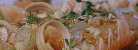 гаспачо из паприки с пикантно замаринованной креветкой. Шаг 4