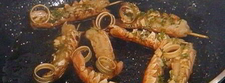 гаспачо из паприки с пикантно замаринованной креветкой. Шаг 7