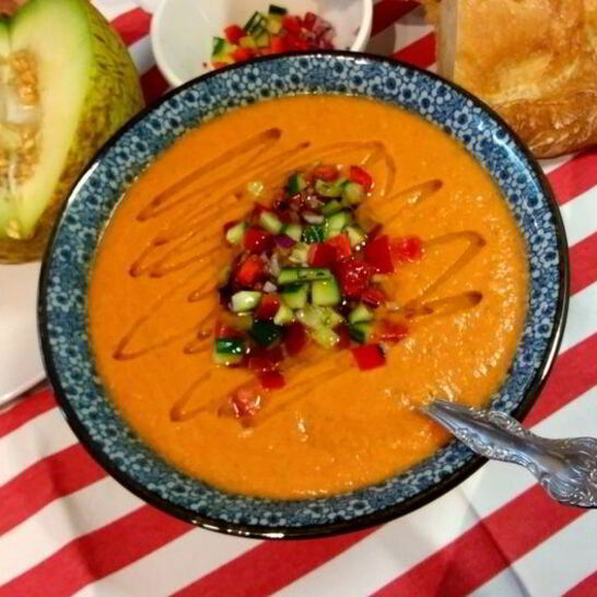 Рецепт гаспачо с дыней