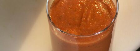 гаспачо с зеленым салатом. Шаг 6