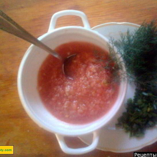 Рецепт классического томатного супа гаспачо