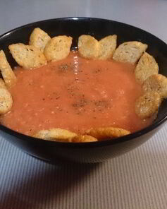 Острый гаспачо с кабачком