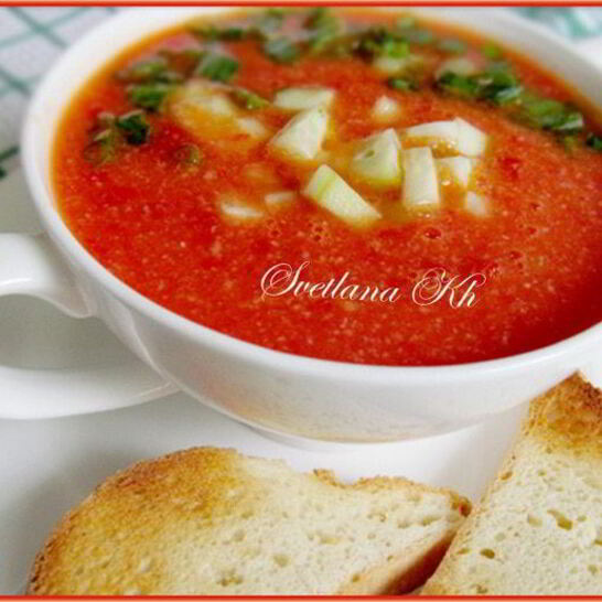Рецепт пикантного гаспачо