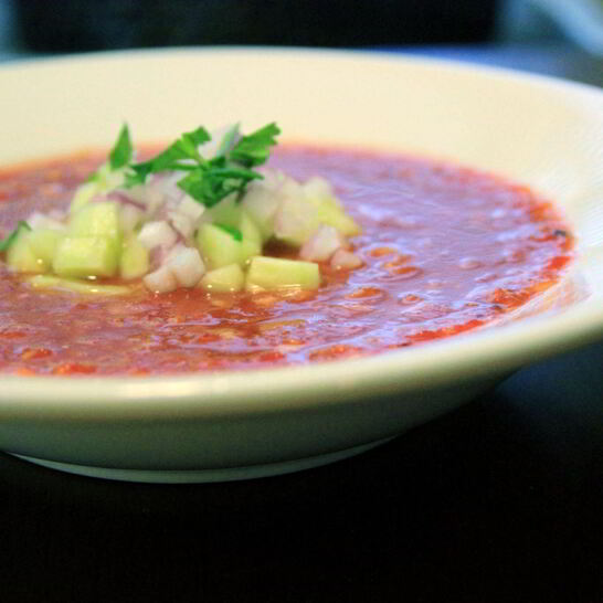 Рецепт сыроедческого гаспачо