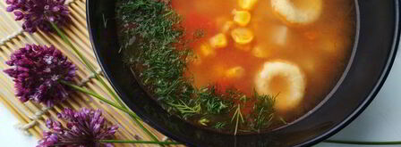 бабкин суп с гороховыми кнедликами. Шаг 8