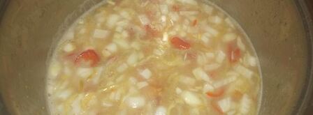 гороховый крем-суп на копченных ребрышках. Шаг 8