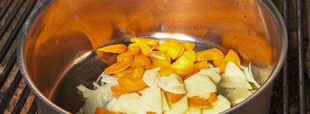 гороховый крем суп с беконом. Шаг 6