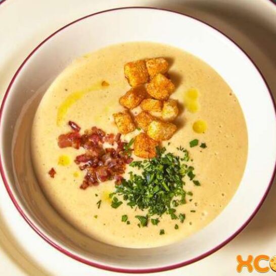 Рецепт горохового крема-супа со сливками