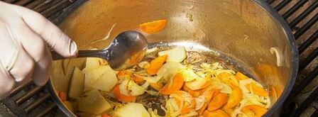 гороховый крем-суп со сливками. Шаг 7