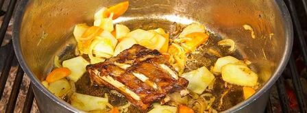 гороховый крем-суп со сливками. Шаг 8